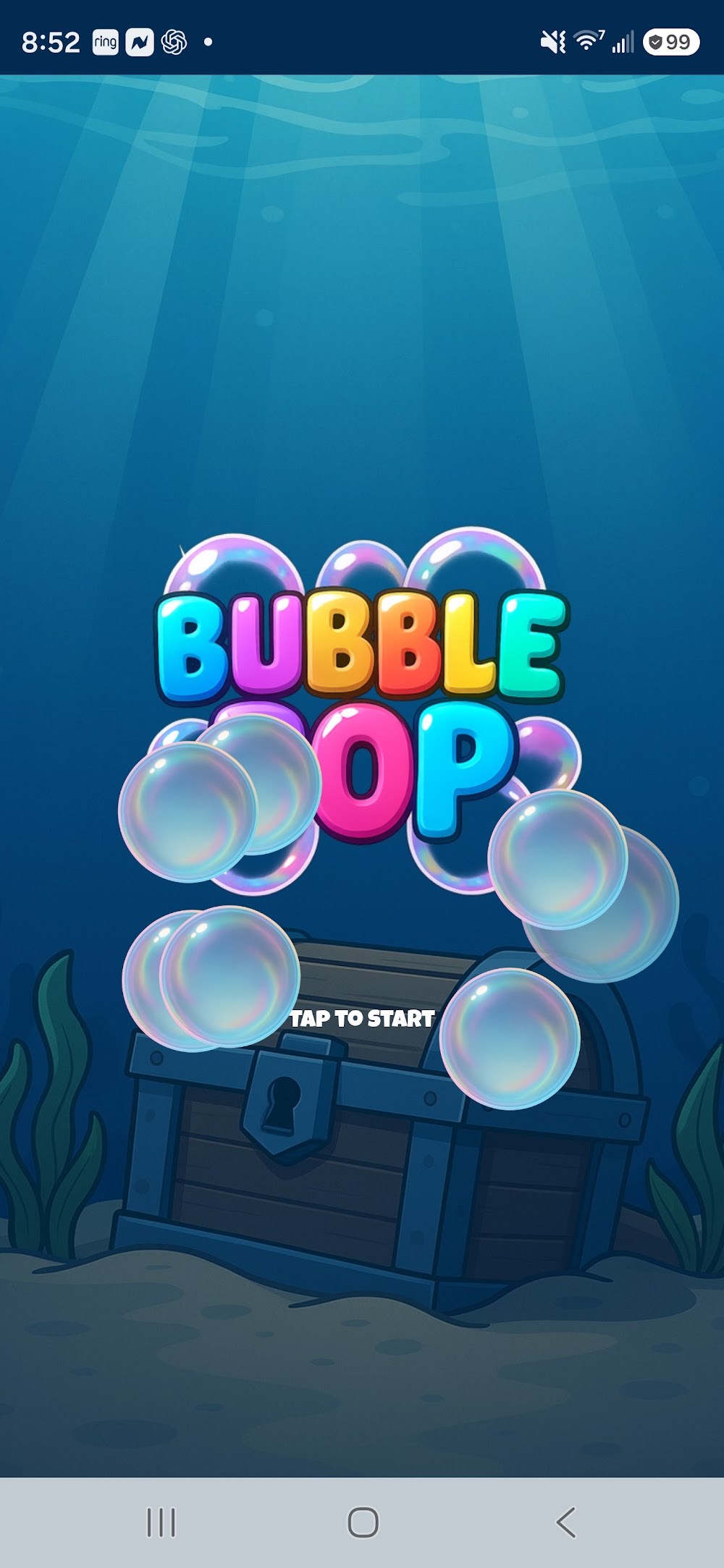 Bubble Pop app screenshot